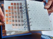 détermination de la couleur des prélèvements