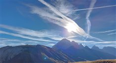 Le grand galibier depuis la prairie d'étude 