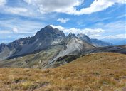 Vue vers l'est depuis le site Arago : le Grand Galibier